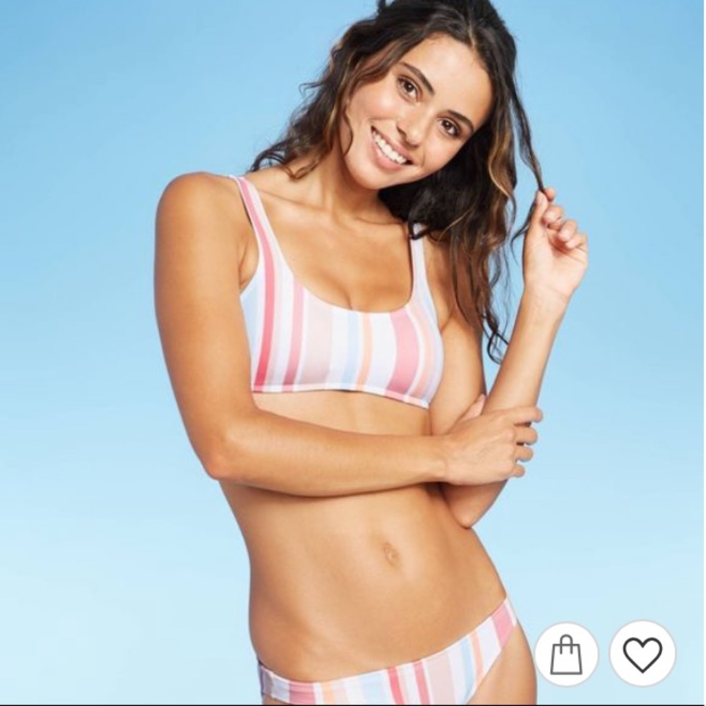 Target Pastel Striped Bikini